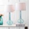 Jonathan Y Bette 28.5" Glass Teardrop LED Table Lamp, Aqua, 2PK JYL1079B-SET2 - alternate 6
