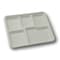 Eco-Rootz 5 Compartment Molded Fiber Tray, 125PK ER-T009-125-BPI - alternate 1