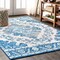 Jonathan Y Bohemian FLAIR Boho Vintage Medallion Cream/Blue 3 ft. x 5 ft. Area Rug BMF106B-3 - alternate 1