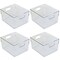 Azar Displays Storage Tote Bins With Handle, 4PK 556742-4PK - alternate 1