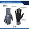 General Electric Unisex Dipped Gloves Black/Gray L 1 pair GG217LC - alternate 3