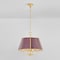 Hudson Valley Lighting Cambridge 4 Light Chandelier in Aged Brass/Soft Crimson by Mark D. Sikes MDS120-AGB/CRN - alternate 5