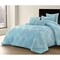 Homeroots Blue Twin Polyester 180 Thread Count Washable Duvet Cover Set 529057 - alternate 8