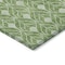 Homeroots 3' X 5' Green And Light Green Geometric Washable Indoor Outdoor Area Rug 596021 - alternate 8