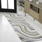 Jonathan Y Flow Abstract Swirl Blue/Mustard/Gray 2 ft. x 8 ft. Runner Rug DZC100C-28 - alternate 1