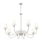 Z-Lite Katerina 8 Light Chandelier, Brushed Nickel, 46 In W x 32.5 In H 1950-8BN - alternate 6