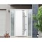 Vdomdoors Steel Door Deux 1713 White Enamel 2 Sidelight Exterior Black Windows Stainless Inserts Single Moder DEUX1713EXD-BEM-W14+36+14 x H80-Left-hand Inswing - alternate 5