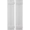 Ekena Millwork Rustic Two Board Joined Board-n-Batten Smooth Faux Wood Shutters (Per Pair), Primed Tan, 11"W x 54"H SHUBJS11X54SMPR - alternate 1