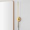 Jonathan Y Anton 27.25" 1-Light Modern Minimalist Iron Adjustable Bar Integrated LED Plug-In Sconce, Brass Gold JYL7136B - alternate 11