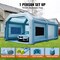 Vevor Inflatable Spray Booth Car Paint Tent 13x10x9ft Filter System Blower 950W YJSSX04 - alternate 8