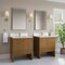 James Martin Vanities Hudson 30" Sgl Vanity, Honey Oak w/ Sgl Hole 3 CM White Zeus Silestone Top and Matching Backsplash 435-V30-HNO-1WZ - alternate 9