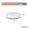 Bulbrite 9" Round 17-W 3000K LED Flush Mount Light, 1400 Lumens, White Finish 773608 - alternate 5