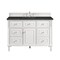 James Martin Vanities Lorelai 48" Single Vanity, Bright White, w/ 3 CM Phantome Eclos Top 424-V48-BW-3PHT - alternate 1