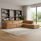 Homeroots 116" Sienna Leather Sofa With Ottoman With Brown Legs 641076 - alternate 6