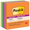 Post-It Super Sticky Notes, 3 in x 3 in, Energy Boost Collection, 5 Pads/Pack, 2PK 654-5SSUC - alternate 1