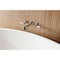 Kingston Brass Two-Handle Wall Mount Tub Faucet, Brushed Nickel KS5028PL - alternate 5
