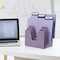 Acrimet 5 Section Incline File Sorter Desk Organizer Rack for Office Desktop Plastic Solid Purple 225.3 - alternate 7