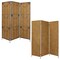 Homeroots 72" Brown Iron Folding Three Panel Screen Room Divider 274642 - alternate 7