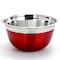 Oster Rosamond 3 Piece Stainless Steel Round Mixing Bowls in Red 109498.03 - alternate 9