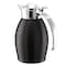Service Ideas Nicollet Series 0.6-Liter Stainless Vacuum Insulated Carafe with Flip-Top Lid in Black Onyx NIC06BSBX - alternate 4