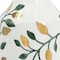 Homeroots 12" White Green And Gold Floral Leaf Bud Ceramic Table Vase 574222 - alternate 5