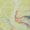 Homeroots 8' X 10' Artichoke Green Blue And Brown Abstract Washable Indoor Outdoor Area Rug 597761 - alternate 6