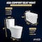 Anzzi Nesso Rear Outlet Macerating 2-Piece 1.6 GPF Single Flush Elongated Upflush Toilet with 0.8 HP White TL-AZ600MPWHKIT - alternate 9
