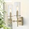 Jonathan Y Cato 13.5" 2-Light Modern Farmhouse Iron/Glass LED Vanity, Brass Gold/Clear JYL7806C - alternate 8
