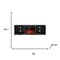 Homeroots 70in Black Wood Fireplace Entertainment Center With Fireplace 723796 - alternate 3