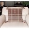 Homeroots 18" Beige and Brown Cotton Throw Pillow with Tassels 529254 - alternate 1
