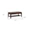 Homeroots 47" Dark Brown Wood Lift Top Coffee Table With Shelf 286040 - alternate 4