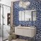 Apollo Tile Mirari 9x11 in. Blue, Gray Glossy Glass 3D Trapezoid Mosaic Wall Tile (3.28 sq ft/case) 5PK APLMNC8811MAA - alternate 2