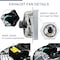 Edendirect 12 in. Variable Speeds Electric Roof Louver Exhaust Fan/Vent, Gable Mount Atttic Fan in Silver IR-EXHAUST12 - alternate 13