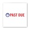 Accu-Stamp2 Stamp, Red/Blue, Past Due, 1-5/8"x1/2" 035543 - alternate 8