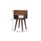 Homeroots 22" Chestnut Solid Wood One Drawer Nightstand 722543 - alternate 3