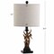 Jonathan Y Gaston 20.5" Resin Mini LED Table Lamp, Brown JYL1031A - alternate 9