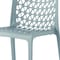 Homeroots Set of Two Baby Blue Heavy Duty Plastic Outdoor Stacking Dining Chairs, 2PK 565267 - alternate 6