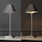 Jonathan Y Ruthen 25 in. Industrial Style Iron Pyramid Bedside LED Table Lamp with USB Charging Port, Nickel JYL6017A - alternate 6