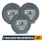 Powertec Aluminum Oxide Bench Grinding Wheel 6 in 60/100/150 Grit, 3/4 in Thick 1/2 in Arbor, 3PK 15534 - alternate 1