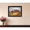 Homeroots Autumn Gold 3 Black Framed Print Wall Art 404415 - alternate 3