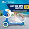 Outdoorcruiser Outdoor Cruiser 3-Wheel Kids Scooter, Lean-to-Steer, LED Wheels, Adjustable T-Bar, Ages 3-8, Blue OCKSBLUE - alternate 11