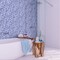 Apollo Tile Celestial 12 in. x 12 in. Glossy Blue and White Glass Mosaic Wall and Floor Tile 20 sqft/case, 20PK APLST88BL540A - alternate 4
