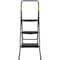 Cosco Folding Step Stool, 3 Step, 300 lb., Gray, 3 Steps, 300 lb Load Capacity, 4.6 ft Overall Height, Steel 11839GGO - alternate 1