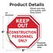 Signmission Keep Out Construction Personnel Onl, 6 inch X 6 inch, Vinyl Decal, 2PK OC-D-2PACK-6-68 - alternate 3