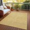 Homeroots 10' X 14' Gold Floral Washable Indoor Outdoor Area Rug 607367 - alternate 7