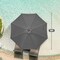 Simple Deluxe 9' Patio Umbrella Outdoor Table Market Yard Umbrella with Push Button Tilt/Crank, 8 Sturdy Ribs for LGBRLA9GRY - alternate 6