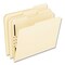 Pendaflex Fastener Folders, 1/3-Cut Tab: Assorted, Expands 0.75", 2 Fasteners, Letter Size, Manila, 50PK 24537R - alternate 4