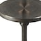 Homeroots 24" Bronze Metal Round Pedestal End Table 634875 - alternate 6