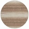 Homeroots 8' Brown And Beige Round Abstract Washable Indoor Outdoor Area Rug 599936 - alternate 7