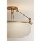 Hudson Valley Lighting Lowerre 3 Light Semi Flush in Patina Gold Leaf Finish 1553-PGL - alternate 6